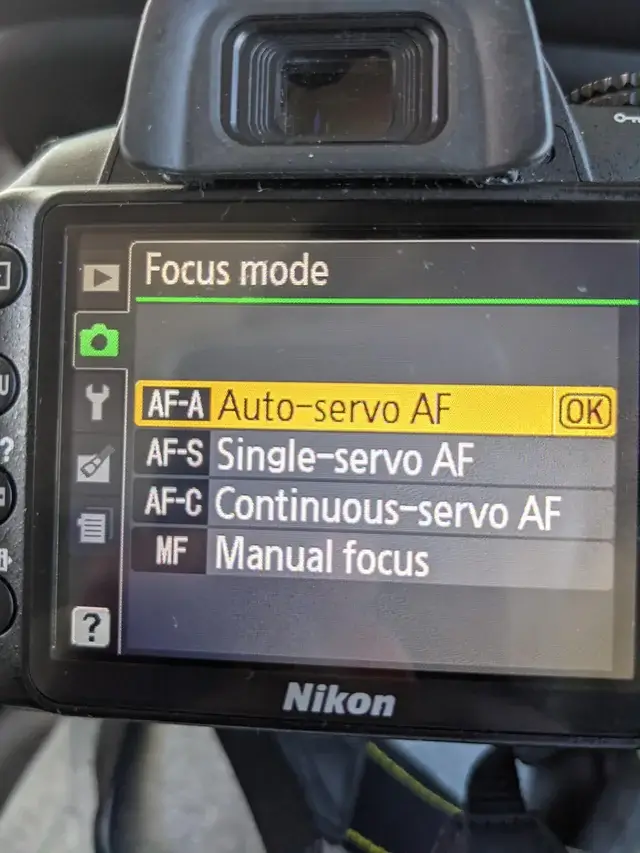 AF-A (Automatic Autofocus)