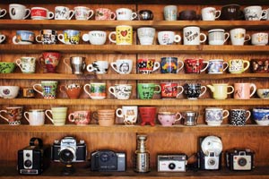 Caffe Cafe cups photo